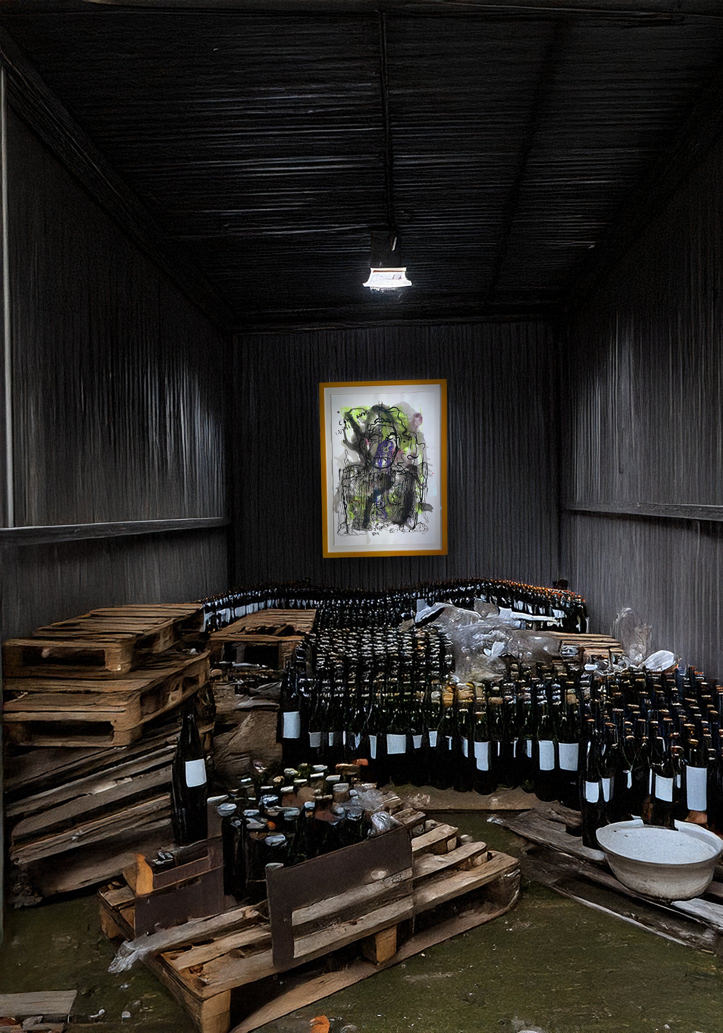 Bjarne Melgaard - untitled (dead guys get hardons too)