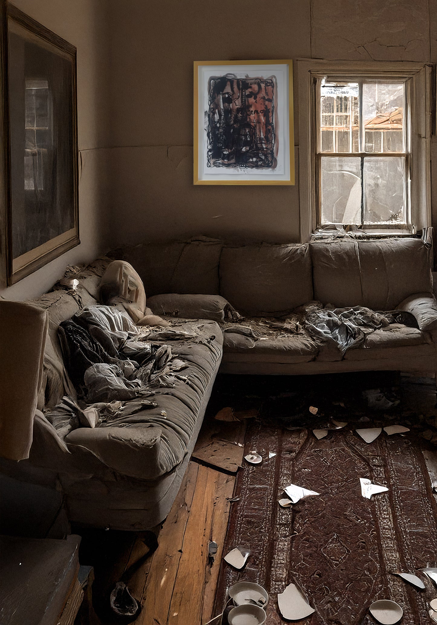 Bjarne Melgaard - untitled (dead guys get hardons too)