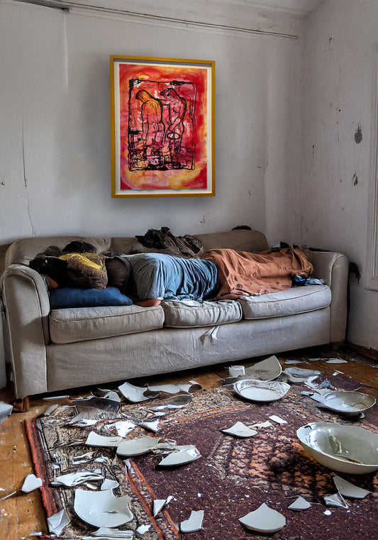 Bjarne Melgaard - untitled (dead guys get hardons too)