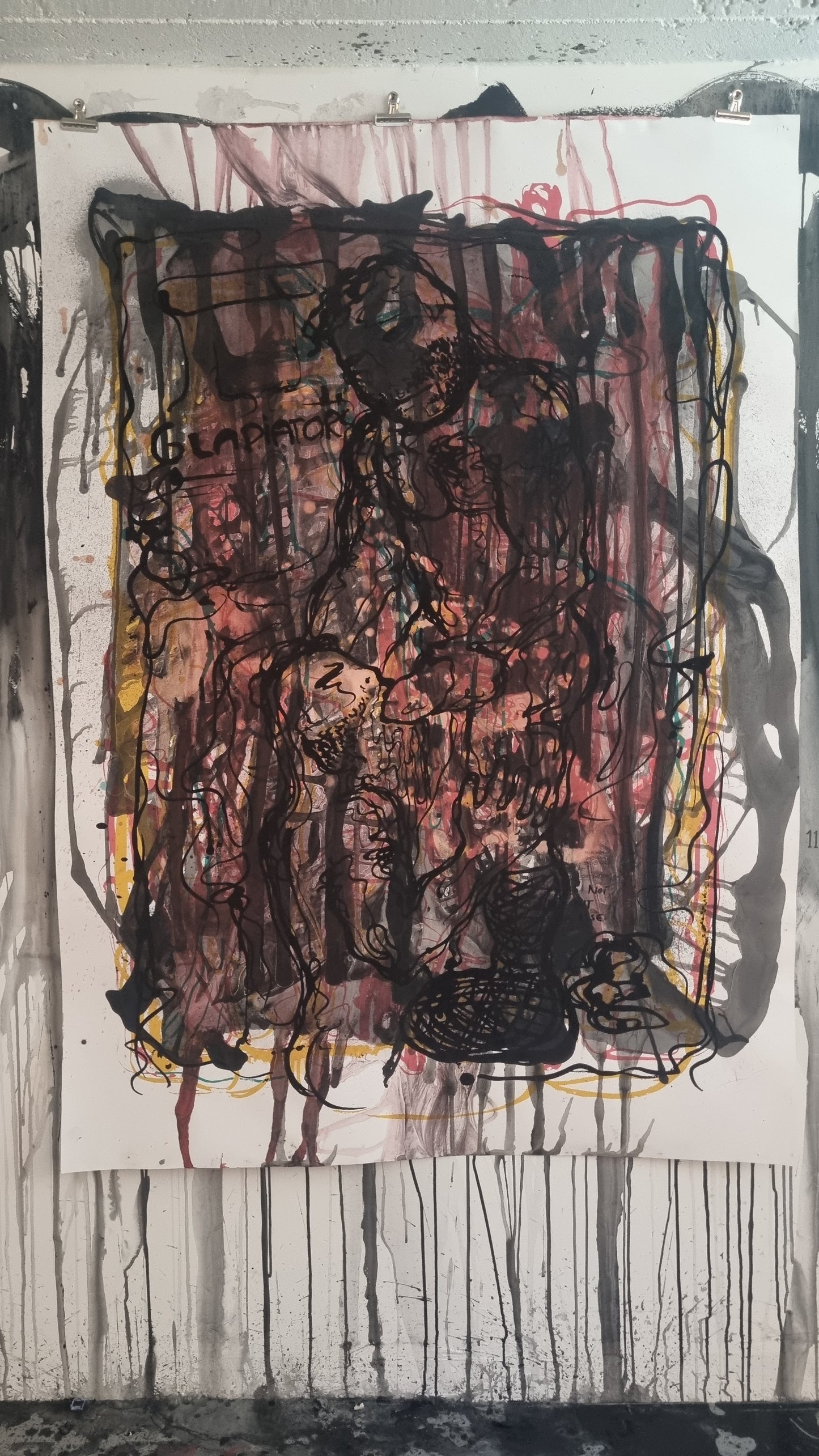 Bjarne Melgaard - untitled (dead guys get hardons too)