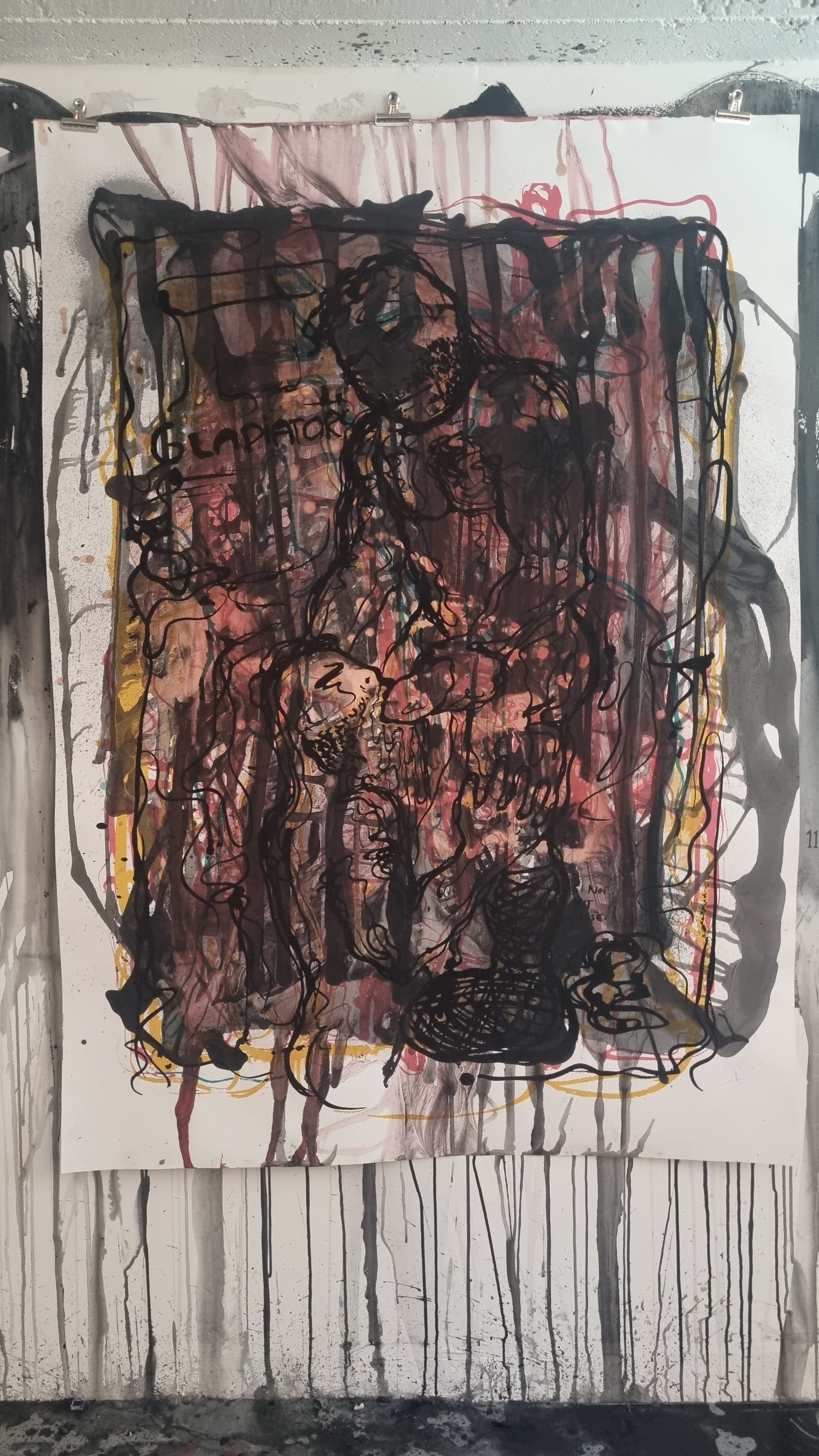 Bjarne Melgaard - untitled (dead guys get hardons too)