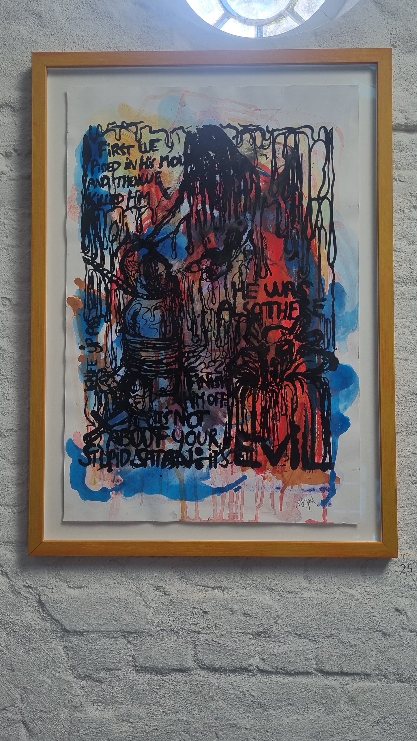 Bjarne Melgaard - untitled (dead guys get hardons too)