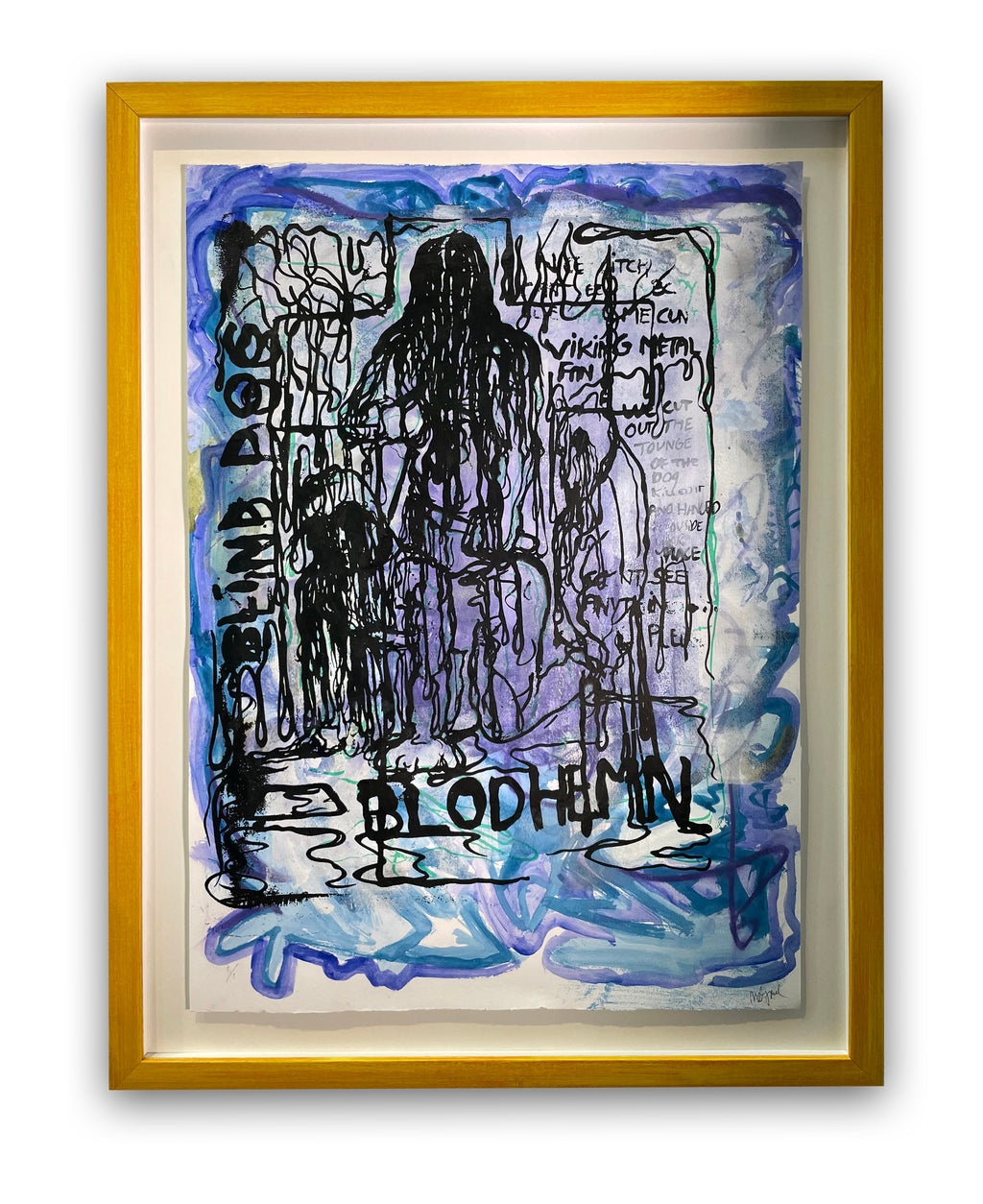 Bjarne Melgaard - untitled (dead guys get hardons too)
