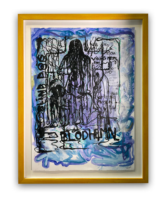 Bjarne Melgaard - untitled (dead guys get hardons too)