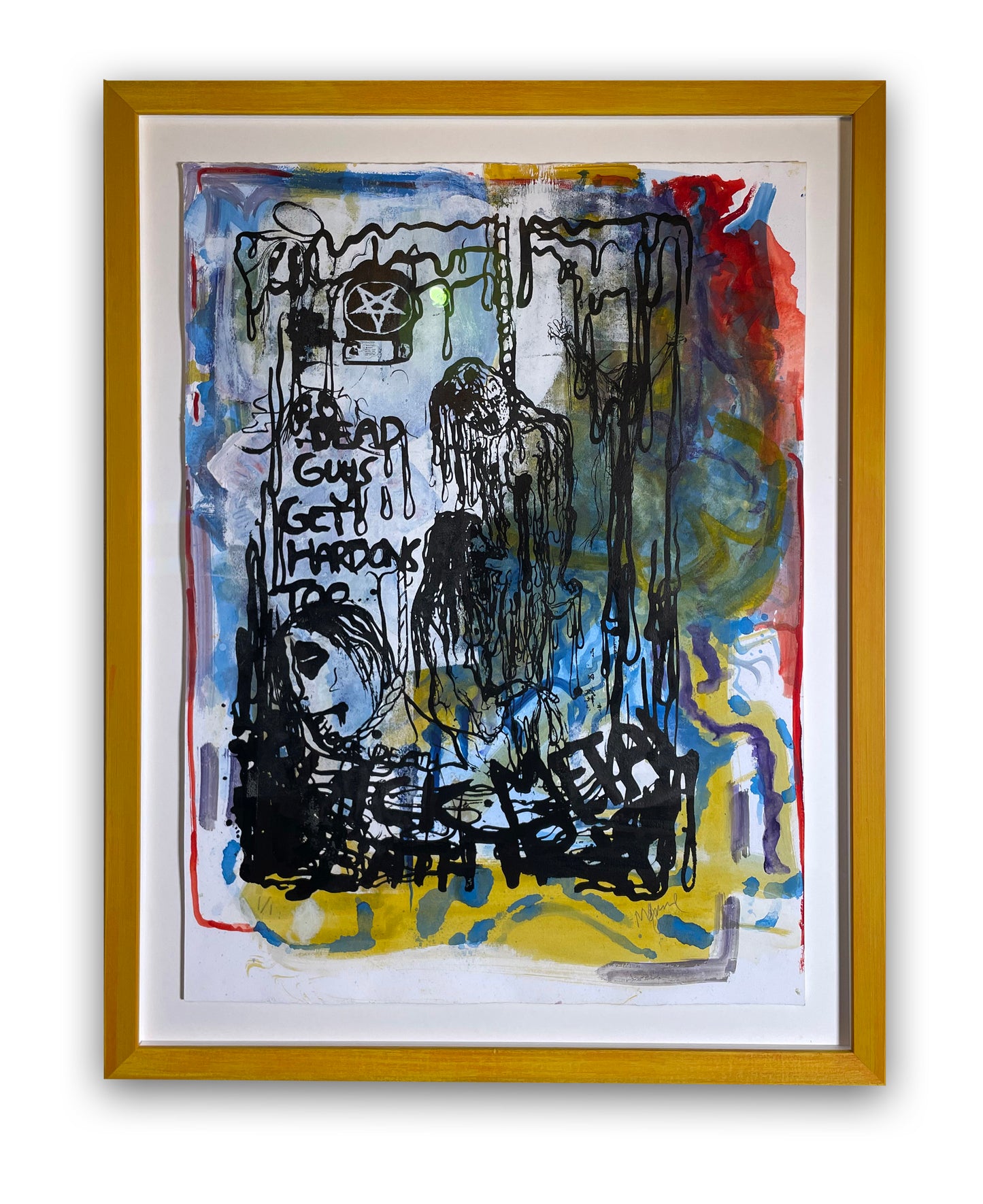 Bjarne Melgaard - untitled (dead guys get hardons too)