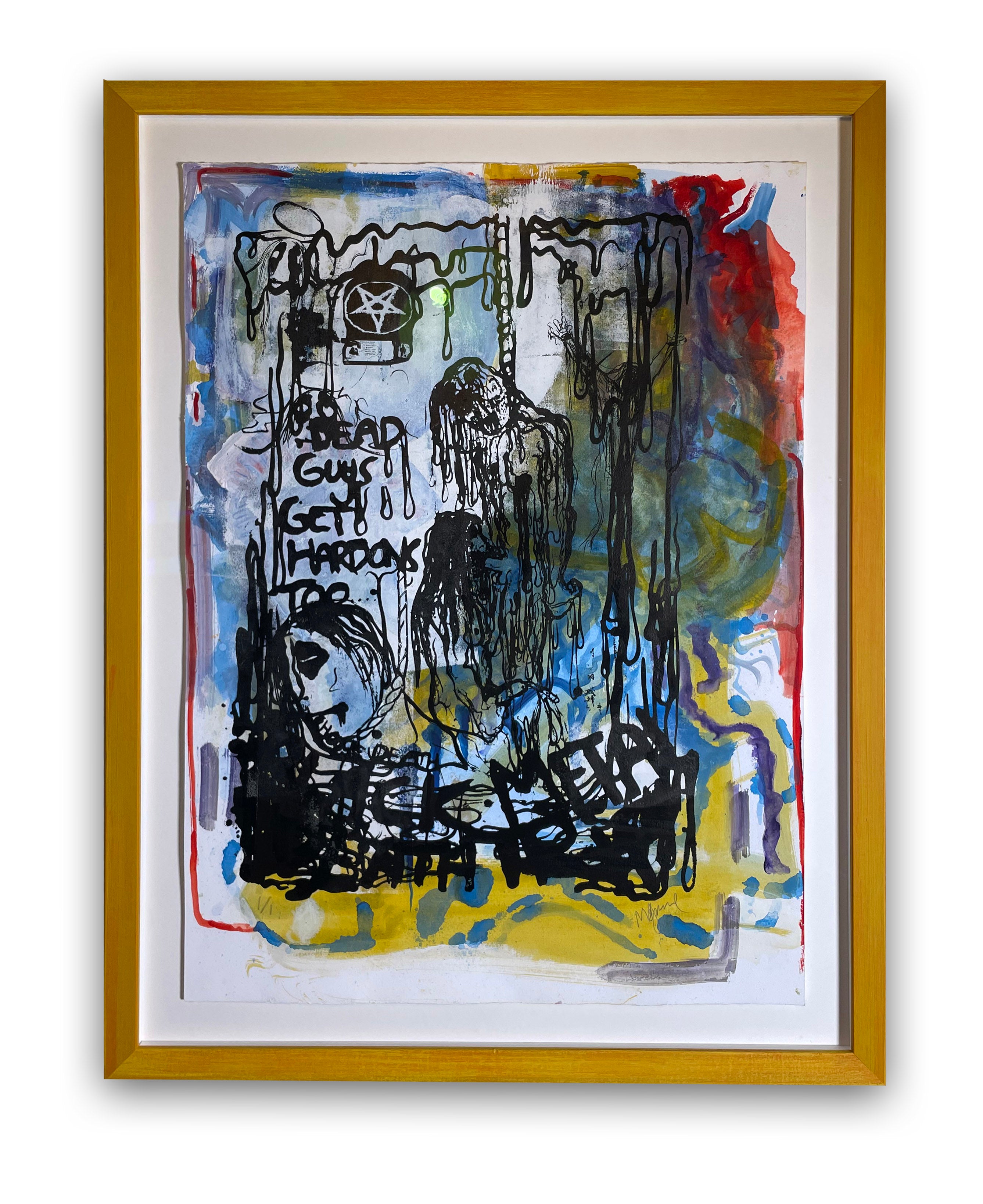 Bjarne Melgaard - untitled (dead guys get hardons too)