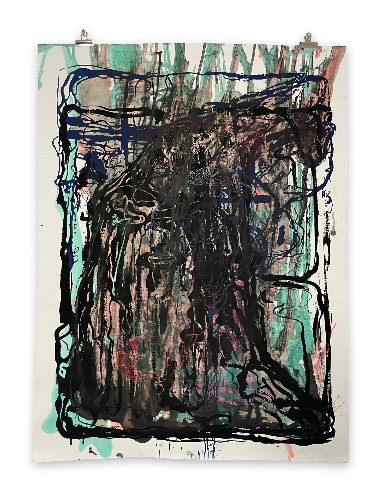 Bjarne Melgaard - untitled (dead guys get hardons too)