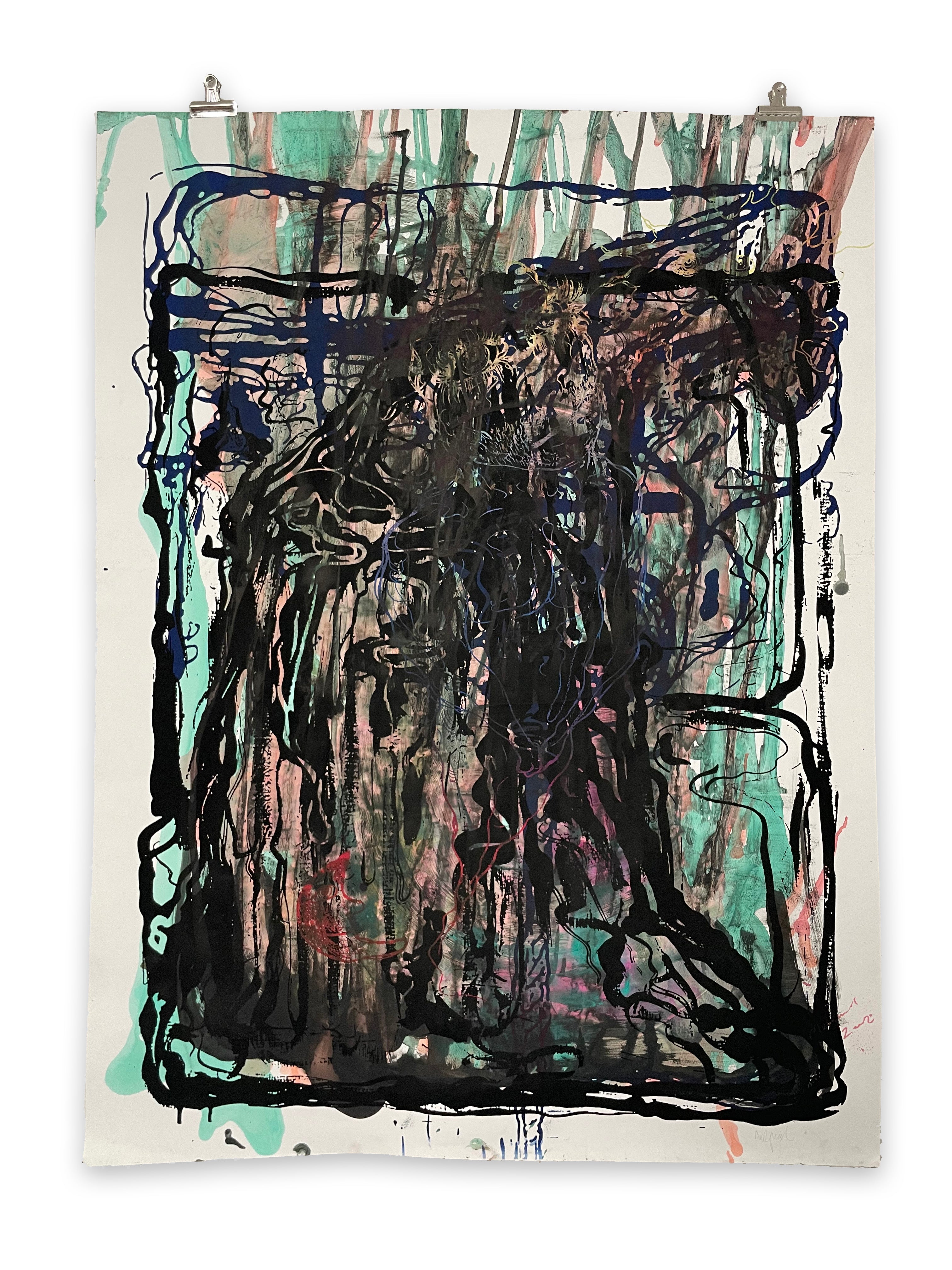 Bjarne Melgaard - untitled (dead guys get hardons too)