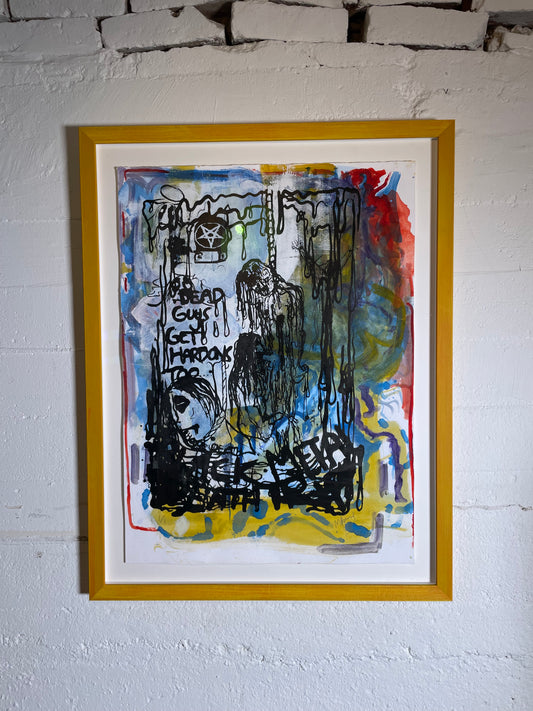 Bjarne Melgaard - untitled (dead guys get hardons too)
