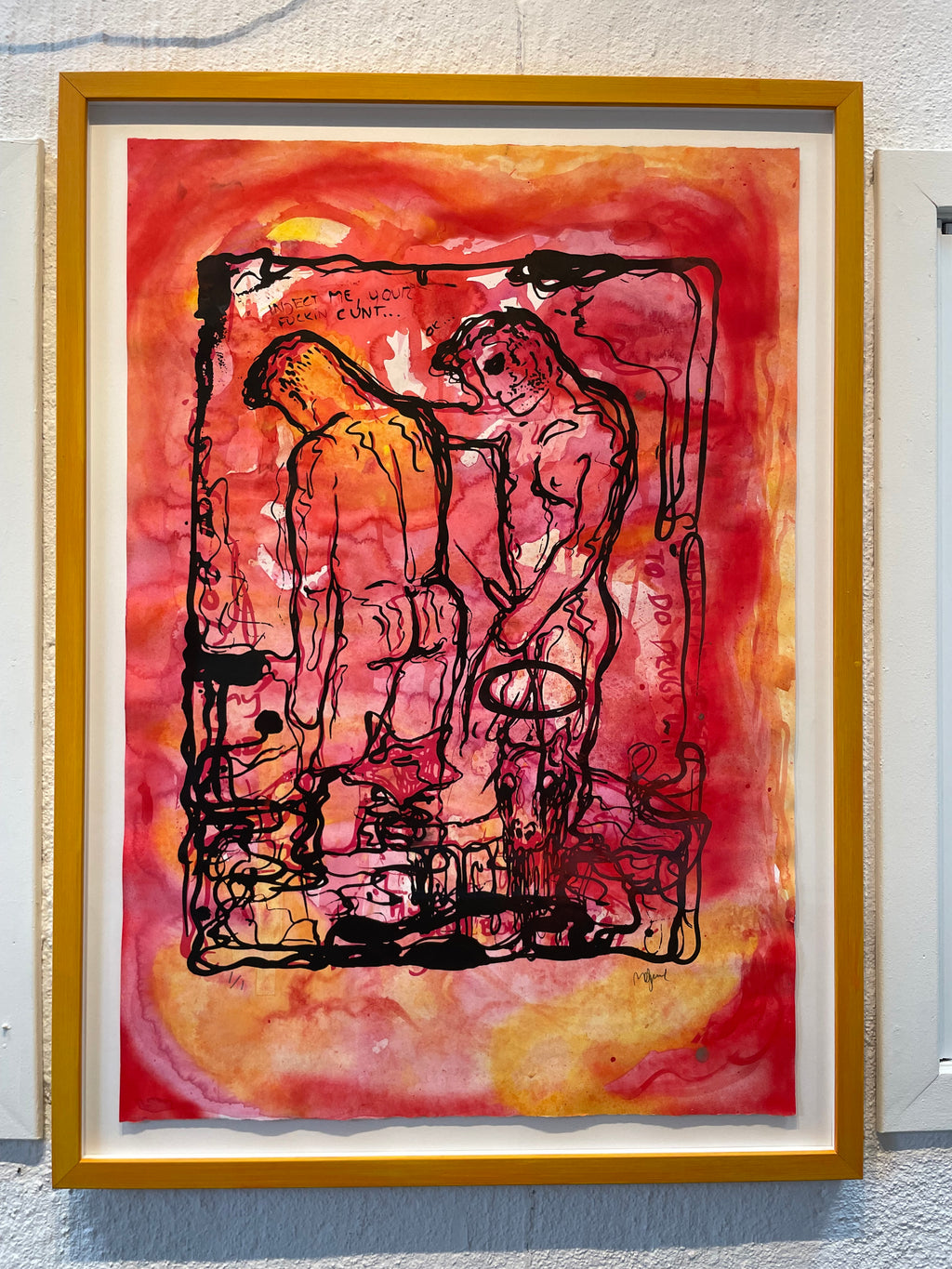 Bjarne Melgaard - untitled (dead guys get hardons too)