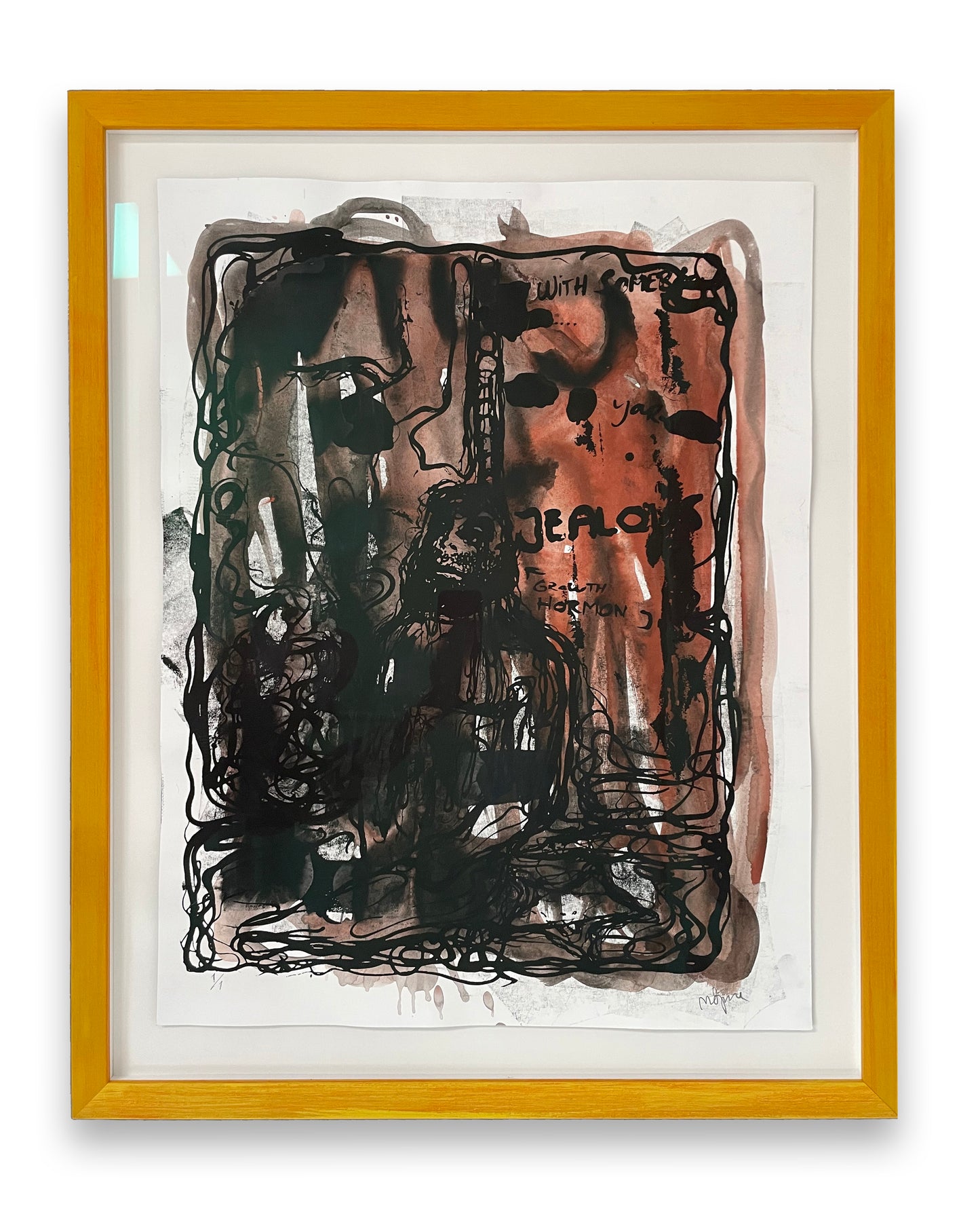 Bjarne Melgaard - untitled (dead guys get hardons too)