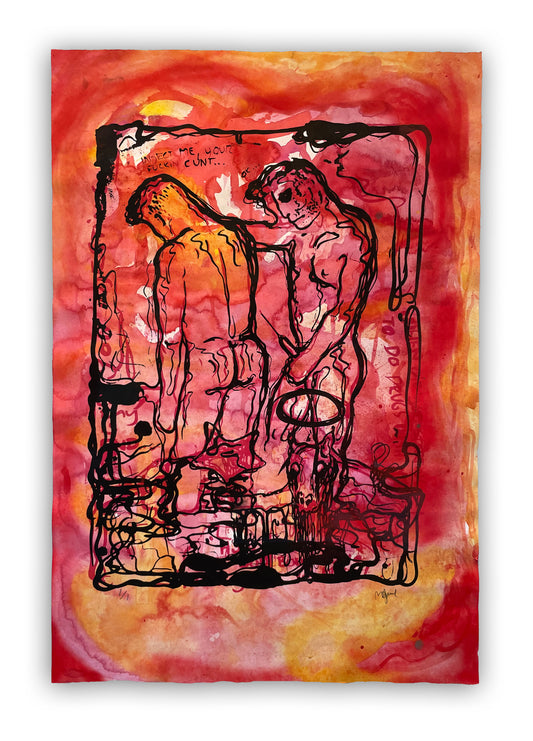 Bjarne Melgaard - untitled (dead guys get hardons too)