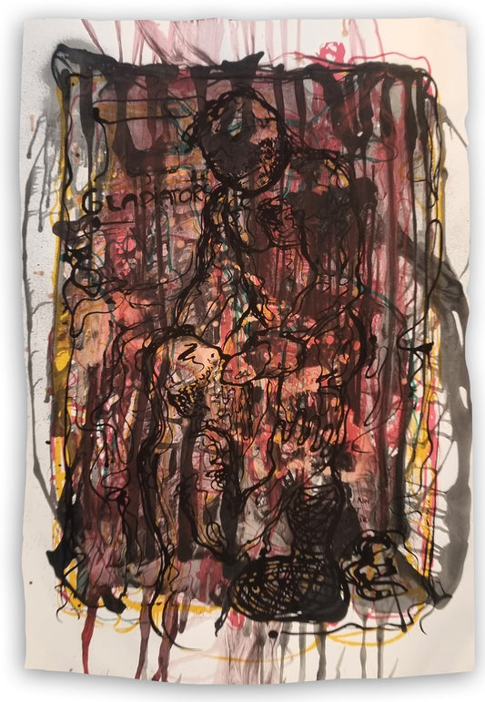 Bjarne Melgaard - untitled (dead guys get hardons too)